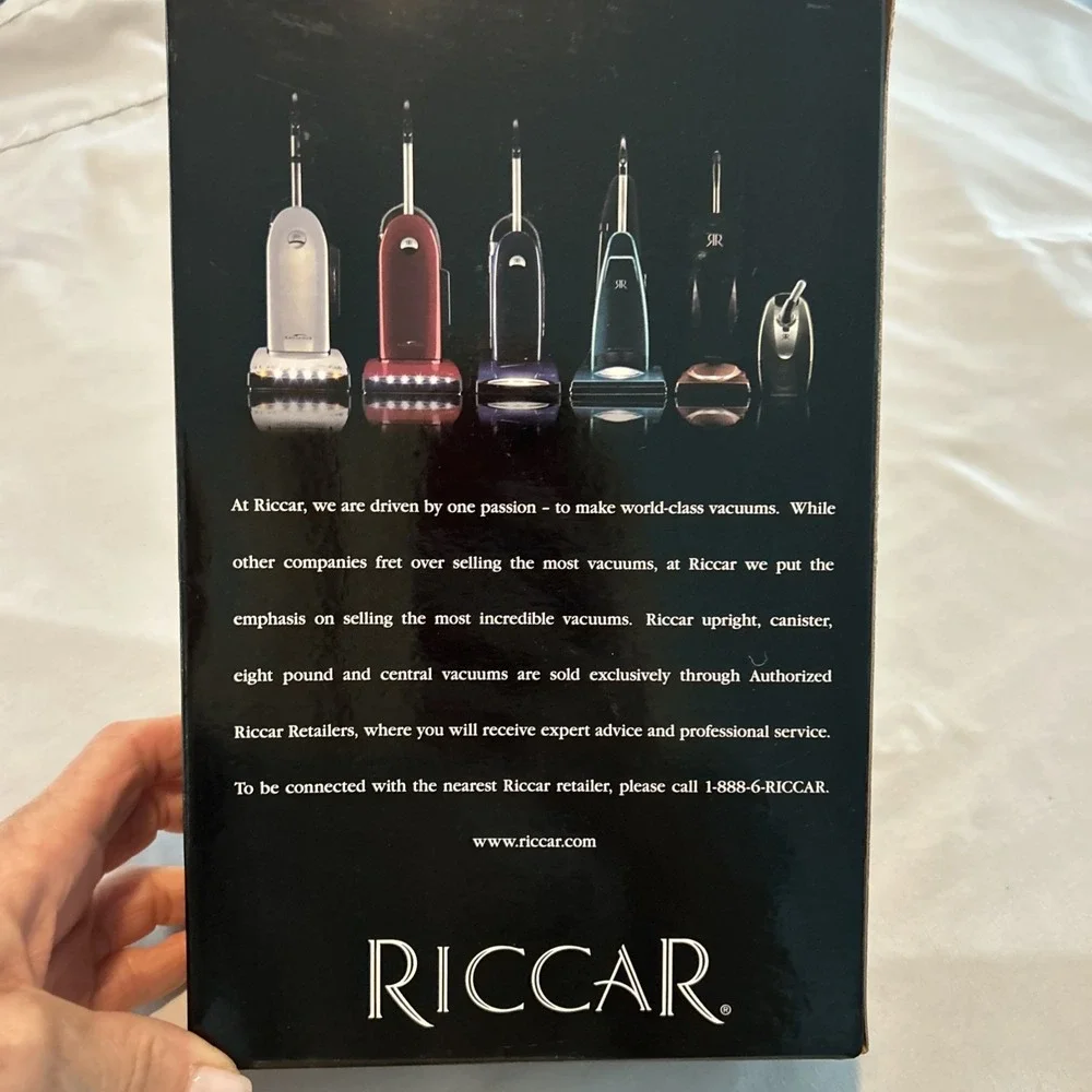 Ricccar‎ Six Genuine Hepa Filtration Vacuum Bags Type Z New Inbox
